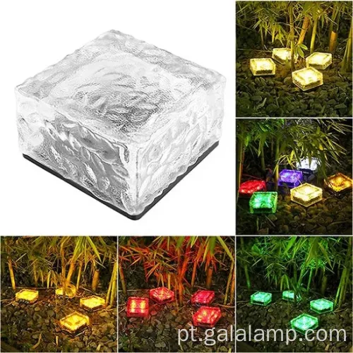 Luzes de jardim solares elegantes para uso ao ar livre